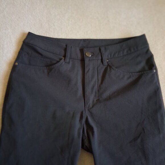 Lululemon Men's Gray Obsidian ABC Slim Warpstreme Pants Size 28 - Picture 5 of 14